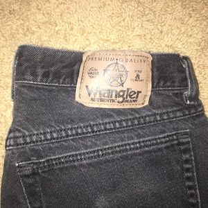 Vintage Black Wrangler Mom Jeans